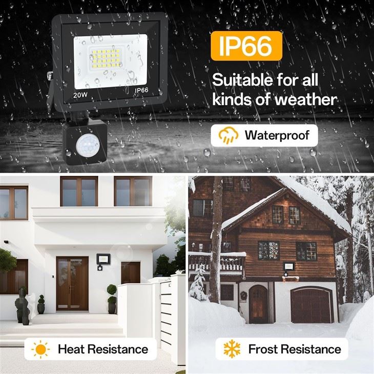 Security Food Light Ultra Bright IP66 Waterproof LED Motion Sensor best