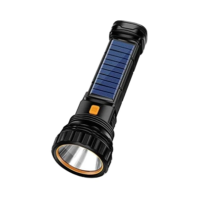 ソーラー充電式LED懐中電灯トーチ